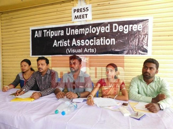 Unemployed Artists to protest through Art-Exhibition